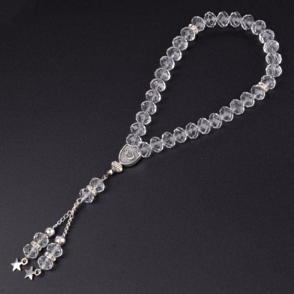 8mm faceted clear crystal beaded bracelet 33 prayer beads islamic muslim tasbih mohammed rosary for women men jewelry, Red;blue
8mm faceted clear crystal beaded bracelet 33 prayer beads islamic muslim tasbih mohammed rosary for women men jewelry, Red;blue