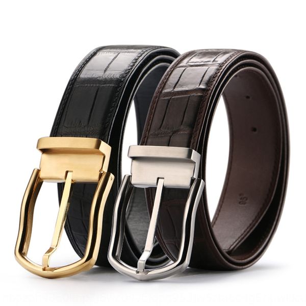 2020 new pin real crocodile belt unconnected belly belt men's business casual pin buckle, Black;brown
2020 new pin real crocodile belt unconnected belly belt men's business casual pin buckle, Black;brown