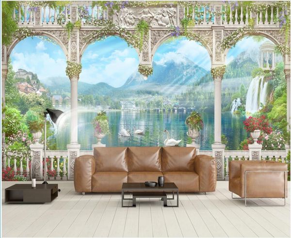 3d wallpaper custom p mural european roman column landscape mountain peak swan home decor 3d wall murals wallpaper for living room
3d wallpaper custom p mural european roman column landscape mountain peak swan home decor 3d wall murals wallpaper for living room