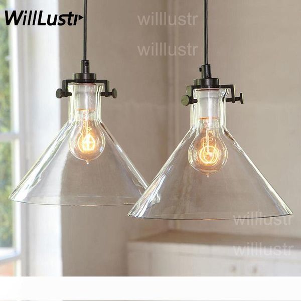 clear transparent glass funnel pendant lamp edison vintage filament bulb l restaurant industrial retro american country suspension light
clear transparent glass funnel pendant lamp edison vintage filament bulb l restaurant industrial retro american country suspension light
