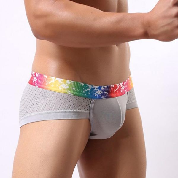 men underwear mesh qucik-dry men briefs breathable mens slip cueca male panties underpants briefs gay underwear, Black;white
men underwear mesh qucik-dry men briefs breathable mens slip cueca male panties underpants briefs gay underwear, Black;white