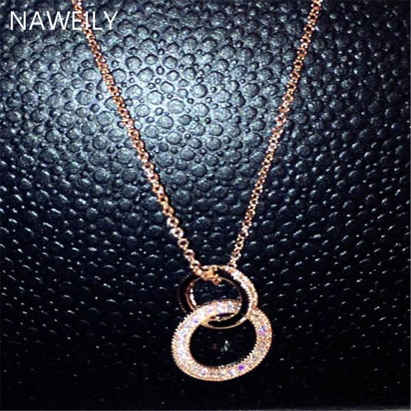 french double circle crystal pendant necklace brand full rhinestone short clavicle necklaces for women choker fashion jewelry, Silver
french double circle crystal pendant necklace brand full rhinestone short clavicle necklaces for women choker fashion jewelry, Silver