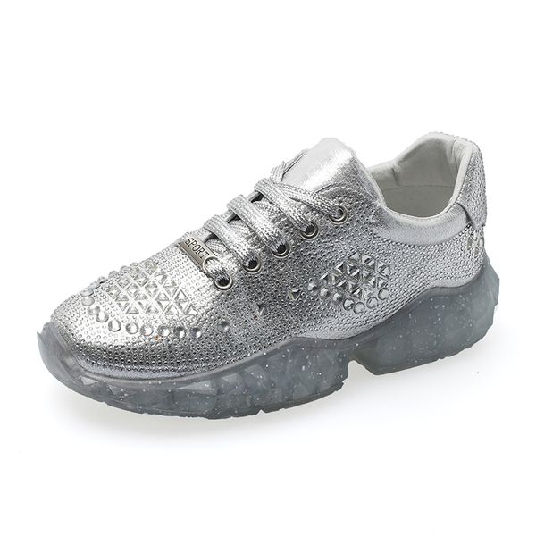 2020 spring and autumn women's flat shoes rhinestone crystal soles muffin thick bottom round head flat lace ladies shoes, Black
2020 spring and autumn women's flat shoes rhinestone crystal soles muffin thick bottom round head flat lace ladies shoes, Black