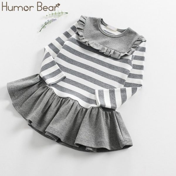 humor bear girls autumn new brand girls baby children's dresses striped round neck kids dresses, Red;yellow
humor bear girls autumn new brand girls baby children's dresses striped round neck kids dresses, Red;yellow