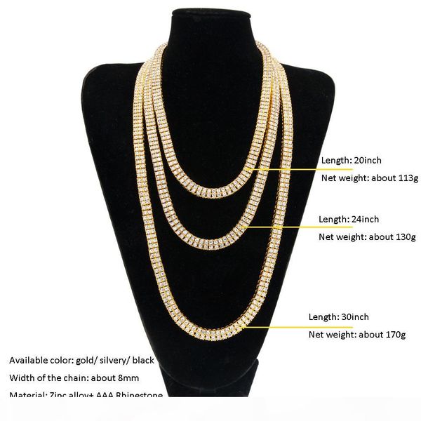 men women on gold silver black 2 row diamond simulated 20-30inch chain necklace 10mm men hip hop jewelry
men women on gold silver black 2 row diamond simulated 20-30inch chain necklace 10mm men hip hop jewelry