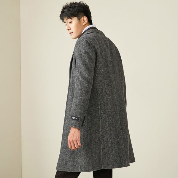 men's wool & blends long men autumn winter woolen coat male jacket overcoat mens coats and jackets abrigo hombre 2021 mg-1800032, Black
men's wool & blends long men autumn winter woolen coat male jacket overcoat mens coats and jackets abrigo hombre 2021 mg-1800032, Black