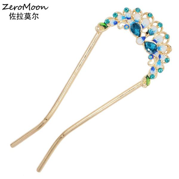 enamel peacock hair sticks crystal rhinestone bird hairpin women headwear vintage jewelry fashion hair accessory, Golden;silver
enamel peacock hair sticks crystal rhinestone bird hairpin women headwear vintage jewelry fashion hair accessory, Golden;silver