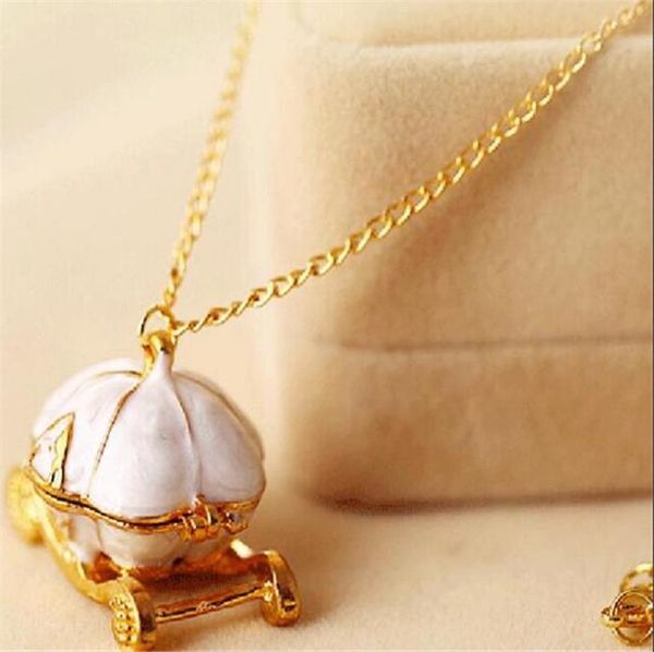100pcs cinderella sweet pumpkin carriage necklace fairy tale magic alloy chains exquisite pendants necklaces for women r343, Silver
100pcs cinderella sweet pumpkin carriage necklace fairy tale magic alloy chains exquisite pendants necklaces for women r343, Silver