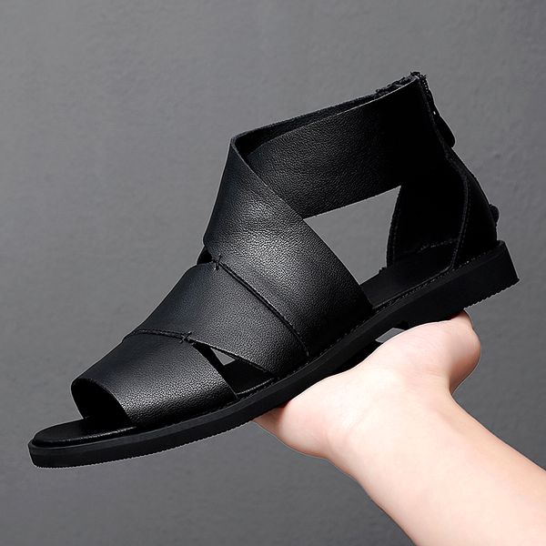 male shoes genuine leather men sandals summer men beach sandals fashion outdoor casual non-slip sneakers male footwear, Black
male shoes genuine leather men sandals summer men beach sandals fashion outdoor casual non-slip sneakers male footwear, Black