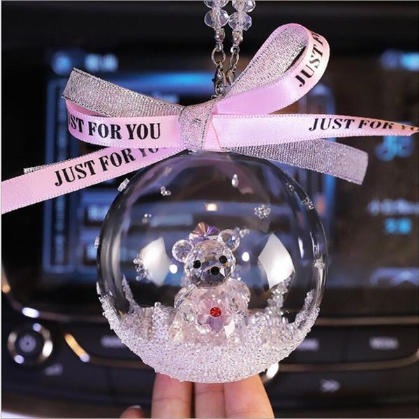 2020 christmas gift car interior decorations rearview mirror cute crystal bear crystal ball car home holder pendant
2020 christmas gift car interior decorations rearview mirror cute crystal bear crystal ball car home holder pendant