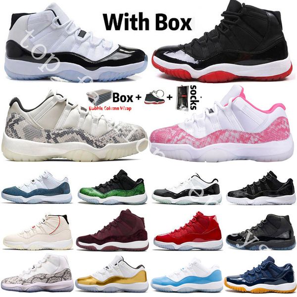 with box 2020 bred 11 mens basketball shoes 11s concord high platinum tint space jam cap and gown men women sports sneakers size 5.5-13
with box 2020 bred 11 mens basketball shoes 11s concord high platinum tint space jam cap and gown men women sports sneakers size 5.5-13
