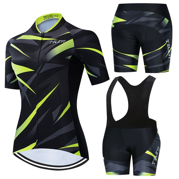 teleyi pro women cycling sets bicycle clothes bib shorts mtb clothing ropa ciclismo girls shirts bike jerseys uniforme suits, Black;blue
teleyi pro women cycling sets bicycle clothes bib shorts mtb clothing ropa ciclismo girls shirts bike jerseys uniforme suits, Black;blue