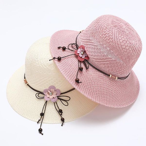 female new wild outdoor sunscreen beach basin hat sunshade large flower bow straw hat foldable fisherman, Blue;gray
female new wild outdoor sunscreen beach basin hat sunshade large flower bow straw hat foldable fisherman, Blue;gray