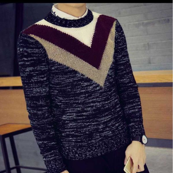 men's sweaters o-neck wool pullover autumn winter warm thick patchwork slim fit long sleeve fashion clothes knitted cotton casual sweat, White;black
men's sweaters o-neck wool pullover autumn winter warm thick patchwork slim fit long sleeve fashion clothes knitted cotton casual sweat, White;black