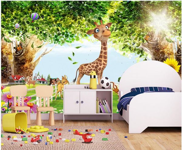 custom p wallpaper 3d mural wallpapers beautiful forest woods cartoon giraffe children room kids room decoration painting wall papers
custom p wallpaper 3d mural wallpapers beautiful forest woods cartoon giraffe children room kids room decoration painting wall papers