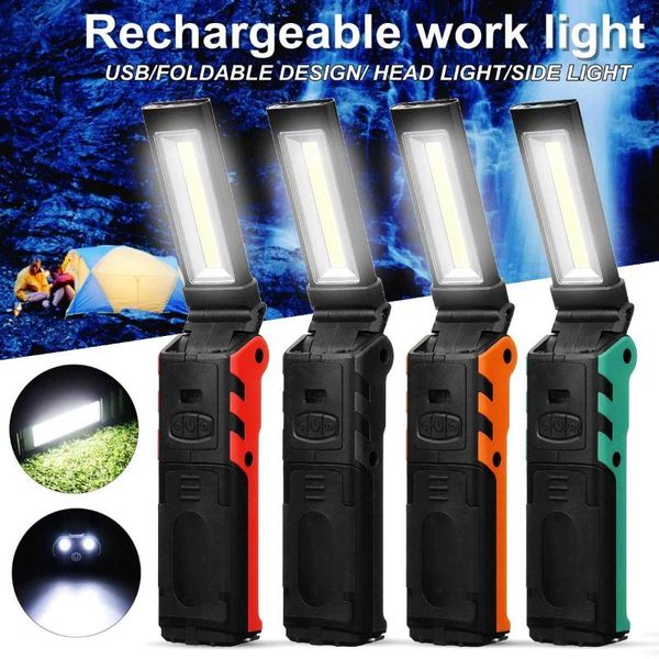 portable lanterns usb rechargeable working light camping waterproof torch built-in battery cob led lantern linternas with magnet/hook
portable lanterns usb rechargeable working light camping waterproof torch built-in battery cob led lantern linternas with magnet/hook