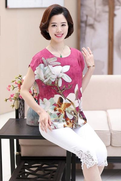 woman summer plus size hedging loose female oversized batwing sleeve tees women thin 10% silk shirts lady fold blouse, White
woman summer plus size hedging loose female oversized batwing sleeve tees women thin 10% silk shirts lady fold blouse, White