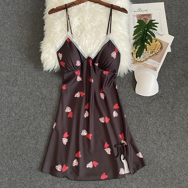 v-neck lady printed nightgown mini satin sleep dress bride bridesmaid wedding nightdress loose spaghetti strap sleepwear, Black;red
v-neck lady printed nightgown mini satin sleep dress bride bridesmaid wedding nightdress loose spaghetti strap sleepwear, Black;red