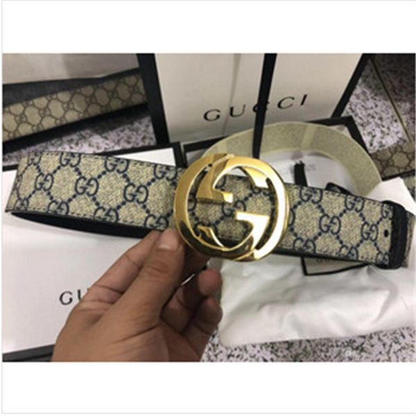 men's leather belt leather letters smooth buckle belt 100 casual stripe delivery a5, Blue;gray
men's leather belt leather letters smooth buckle belt 100 casual stripe delivery a5, Blue;gray