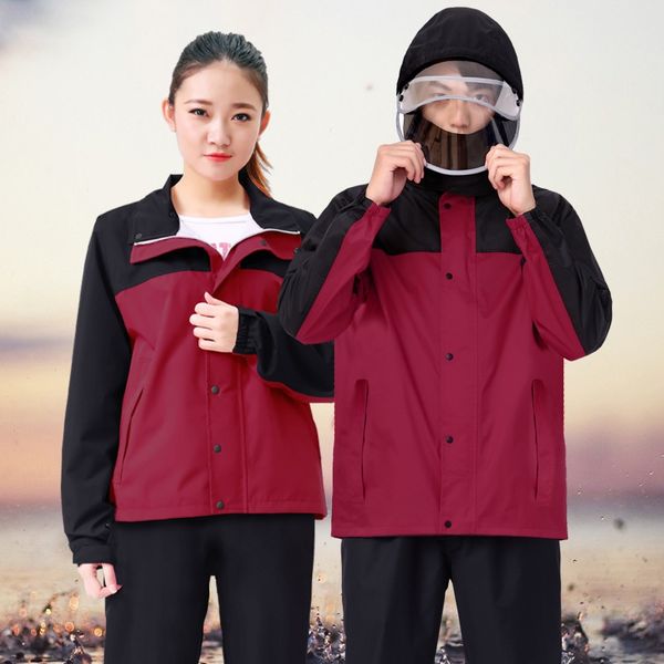 cv2pj poncho cloak motorcycle clothing whole body rain-proof female motorcycle split-proof raincoat men's rain-proof thickened riding r, Red;brown
cv2pj poncho cloak motorcycle clothing whole body rain-proof female motorcycle split-proof raincoat men's rain-proof thickened riding r, Red;brown