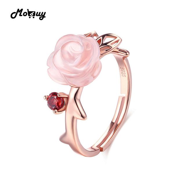 mobuy mbri025 special pink flower natural gemstone rose quartz ring 925 sterling silver gold plated adjustable jewelry for women j190611, Slivery;golden
mobuy mbri025 special pink flower natural gemstone rose quartz ring 925 sterling silver gold plated adjustable jewelry for women j190611, Slivery;golden