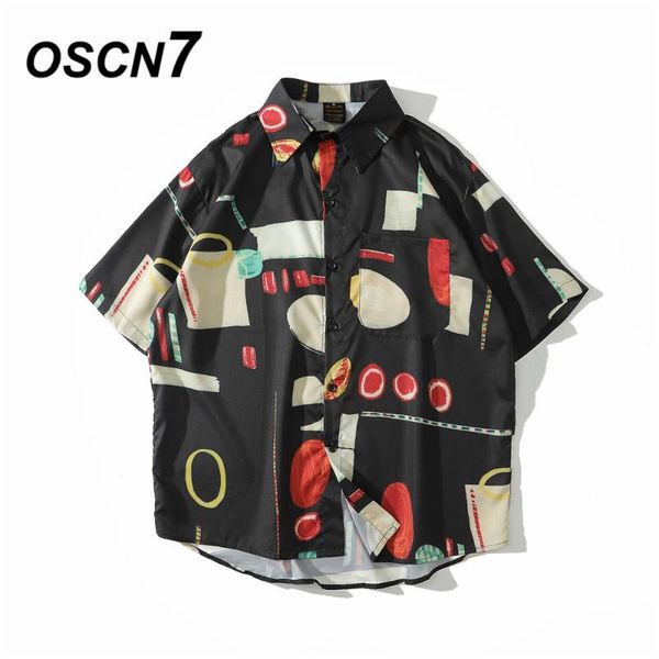 oscn7 casual printed short sleeve shirt men street 2020 hawaii beach oversize women fashion harujuku shirts for men 3968, White;black
oscn7 casual printed short sleeve shirt men street 2020 hawaii beach oversize women fashion harujuku shirts for men 3968, White;black