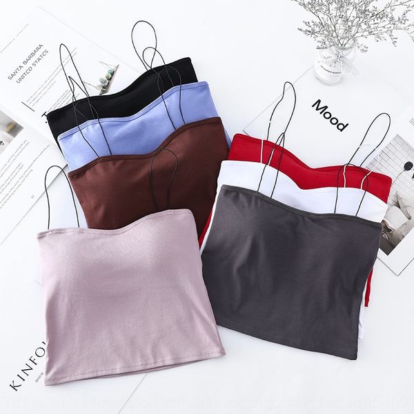 oil painting girl thin belt cotton back detachable chest pad solid color inner base camisole vest suspender women's vest, White
oil painting girl thin belt cotton back detachable chest pad solid color inner base camisole vest suspender women's vest, White