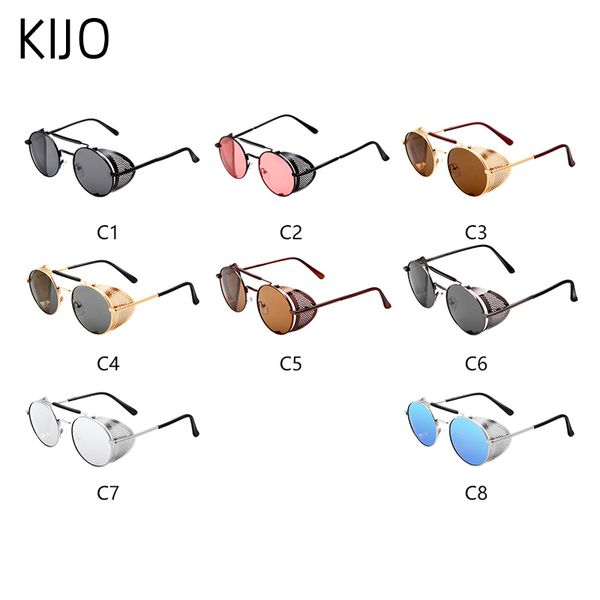 classic nostalgic round metal sunglasses retro steampunk men and women brand design glasses sunglasses uv protection, White;black
classic nostalgic round metal sunglasses retro steampunk men and women brand design glasses sunglasses uv protection, White;black