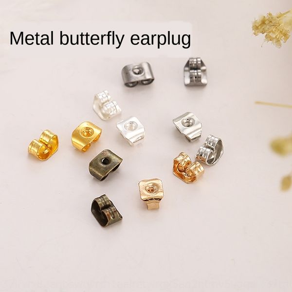 golden earplug diy accessories butterfly diy accessory material metal butterfly type earplug ear cap 5000/bag, Silver
golden earplug diy accessories butterfly diy accessory material metal butterfly type earplug ear cap 5000/bag, Silver