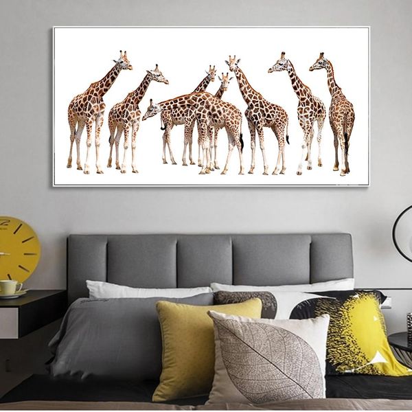 African Wild Giraffes Canvas Art Posters And Prints Modern Animals Canvas Paintings On the Wall Art Pictures For Living Room
African Wild Giraffes Canvas Art Posters And Prints Modern Animals Canvas Paintings On the Wall Art Pictures For Living Room