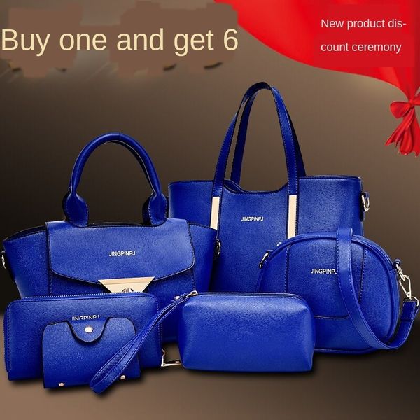 2020 new hand shoulder mother six-piece fashion fashion women's hand shoulder messenger bag big bag, White
2020 new hand shoulder mother six-piece fashion fashion women's hand shoulder messenger bag big bag, White