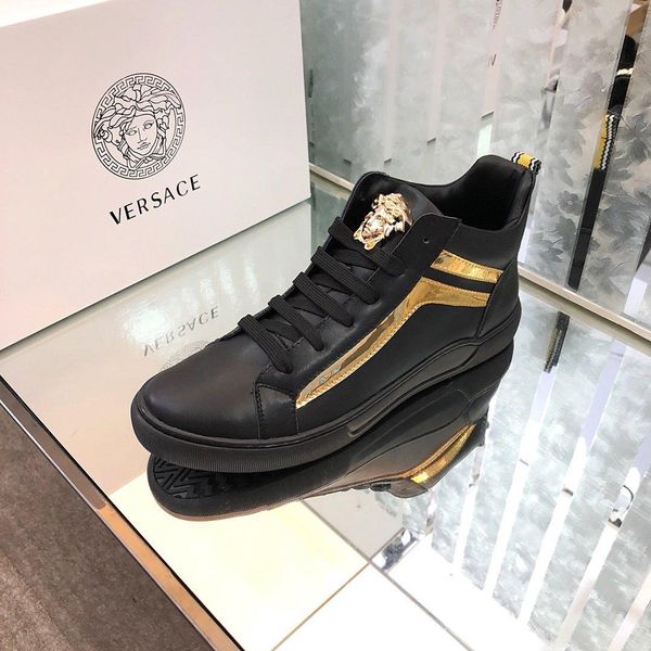 new3 fashion men's boots high to help wild sports shoes casual outdoor leather comfortable travel shoes original box packaging, Black
new3 fashion men's boots high to help wild sports shoes casual outdoor leather comfortable travel shoes original box packaging, Black