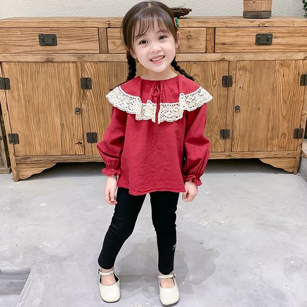 atmnu children's clothing 2020 autumn new korean style lace children's clothing girl's cute shirt hollow-out lace stitching l, White;black
atmnu children's clothing 2020 autumn new korean style lace children's clothing girl's cute shirt hollow-out lace stitching l, White;black