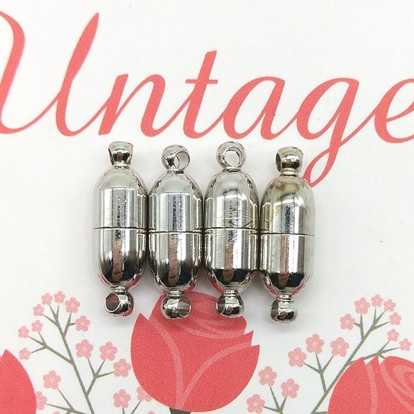 2j7xw diy cylindrical super magnetic iron buckle high-grade diy accessories pearl necklace bracelet iron-absorbing stone magnetic buckle acc, Silver
2j7xw diy cylindrical super magnetic iron buckle high-grade diy accessories pearl necklace bracelet iron-absorbing stone magnetic buckle acc, Silver