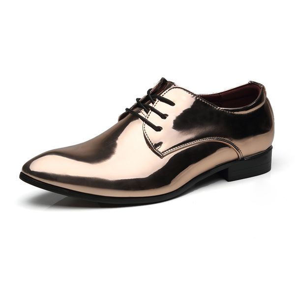 fashion men patent leather dress shoes comfortable new trend male business shoes brand design men glossy oxfords big size, Black
fashion men patent leather dress shoes comfortable new trend male business shoes brand design men glossy oxfords big size, Black