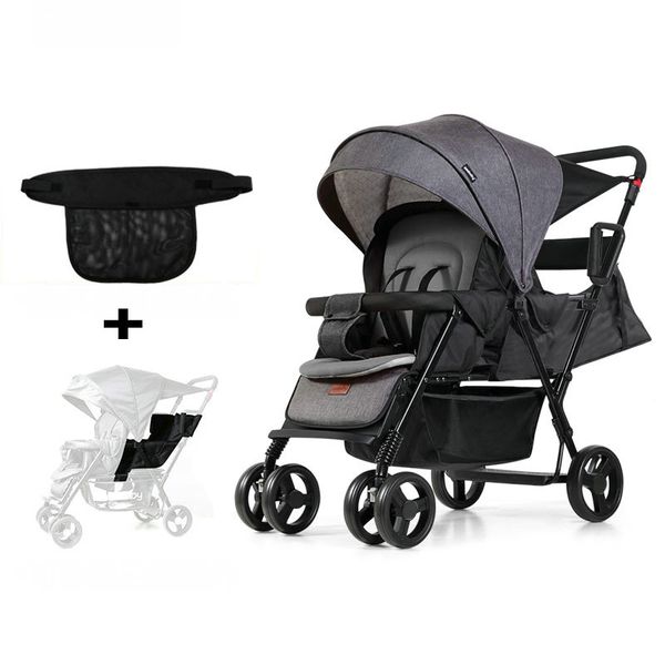 upgrade twins stroller with extend back seat can sit or lie foldable tandem stroller 2 kids multifunctional cart
upgrade twins stroller with extend back seat can sit or lie foldable tandem stroller 2 kids multifunctional cart