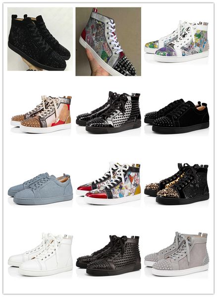 womens casual shoe classic black party shoes spikes red bottom sneaker flat mens high lace-up fashion wedding chaussures
womens casual shoe classic black party shoes spikes red bottom sneaker flat mens high lace-up fashion wedding chaussures