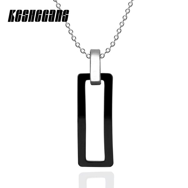 new fashion jewelry simple ceramic rectangle pendant necklace black white charm pendant necklaces gift for women girl 40cm chain, Silver
new fashion jewelry simple ceramic rectangle pendant necklace black white charm pendant necklaces gift for women girl 40cm chain, Silver