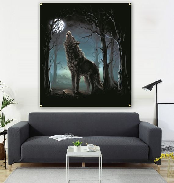 in the evening, the wolf calls to hang a picture and a flag. the living room is decorated with 600d, 4 buttons, 100 * 150cm
in the evening, the wolf calls to hang a picture and a flag. the living room is decorated with 600d, 4 buttons, 100 * 150cm