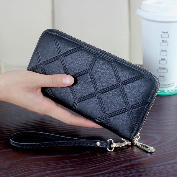 doranmi leather women's wallet purse 2019 geometric wristlet handbags long money bag ladies coin purse cards id holder npj002, Red;black
doranmi leather women's wallet purse 2019 geometric wristlet handbags long money bag ladies coin purse cards id holder npj002, Red;black