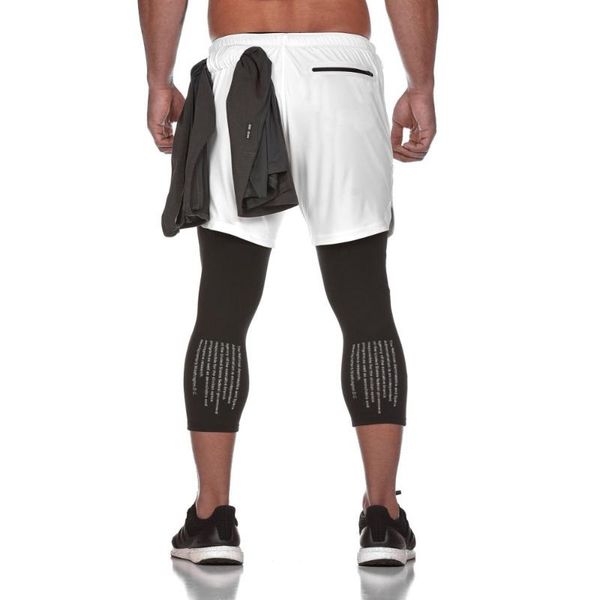 running pants men sports sweatpants 2 in 1 shorts legings sportswear jogging fitness training quick dry trousers joggers pants, Black;blue
running pants men sports sweatpants 2 in 1 shorts legings sportswear jogging fitness training quick dry trousers joggers pants, Black;blue