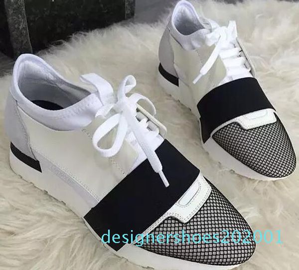 race runner black leather fabric sneakers designer low women casual kanye west style race runner mesh breathable flats cn08
race runner black leather fabric sneakers designer low women casual kanye west style race runner mesh breathable flats cn08