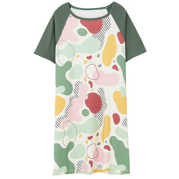 women's sleepwear quality cotton women casual short sleeve cartoon girl nightgowns nightwear nightdress home sleepshirts, Black;red
women's sleepwear quality cotton women casual short sleeve cartoon girl nightgowns nightwear nightdress home sleepshirts, Black;red