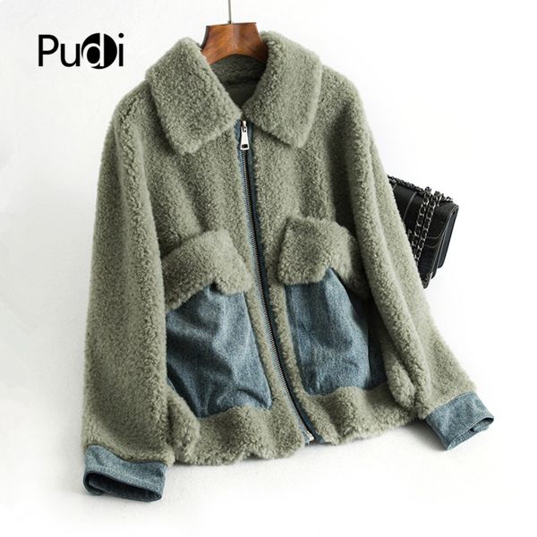 women's fur & faux winter women 30% real wool coat zipper warm jacket sheep shearing girl coats lady long over size parka oms03, Black
women's fur & faux winter women 30% real wool coat zipper warm jacket sheep shearing girl coats lady long over size parka oms03, Black