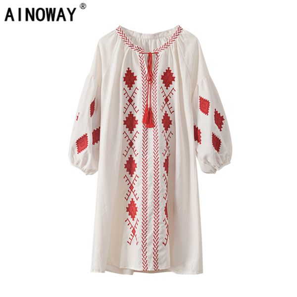 vintage chic women bohemian holiday floral embroidery mini dress ladies linen cotton lantern sleeves tassel dress vestidos, Black;gray
vintage chic women bohemian holiday floral embroidery mini dress ladies linen cotton lantern sleeves tassel dress vestidos, Black;gray