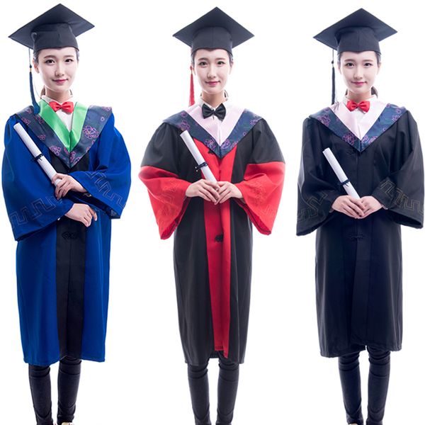 bachelor's degree graduation dress college student doctoral degree arts performance costume matching hat master's dress adult, White
bachelor's degree graduation dress college student doctoral degree arts performance costume matching hat master's dress adult, White