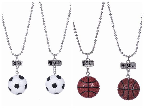 1set(2pcs) imitation soccer/basketball pendant friends necklace bff friendship chain necklace children jewelry gift, yyz13, Silver
1set(2pcs) imitation soccer/basketball pendant friends necklace bff friendship chain necklace children jewelry gift, yyz13, Silver