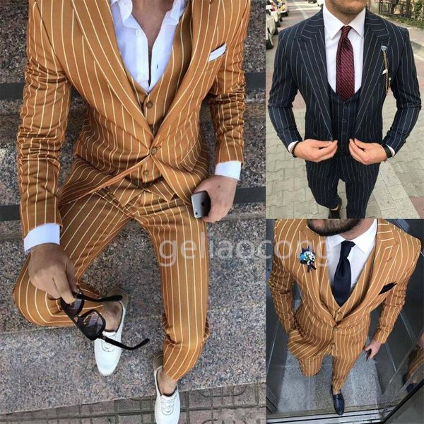 fashion peaked lapel mens yellow stripe wedding groom tuxedos single-breasted men formal party blazer mens suits for party prom, White;black
fashion peaked lapel mens yellow stripe wedding groom tuxedos single-breasted men formal party blazer mens suits for party prom, White;black