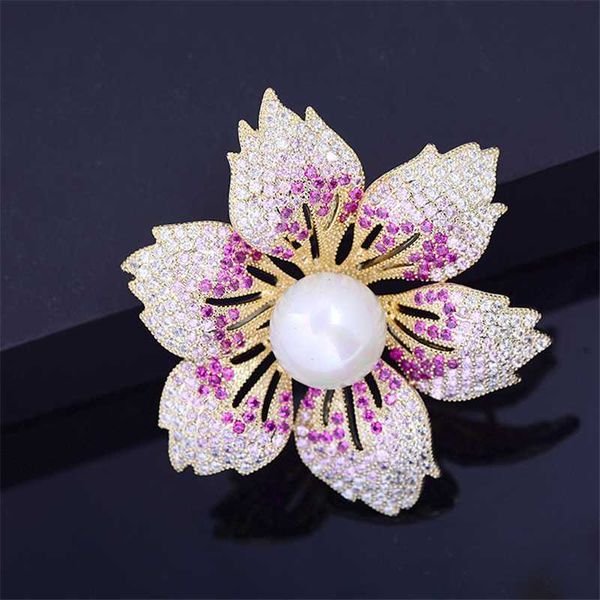 luxury zircon rhinestone flower brooch pin vintage crystal pearl pins and brooches for women accessories christmas jewelry, Gray
luxury zircon rhinestone flower brooch pin vintage crystal pearl pins and brooches for women accessories christmas jewelry, Gray