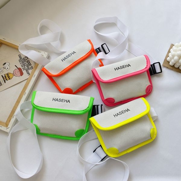 new children's accessory shoulder shoulder 2020 korean fashion letter cute bag change accessory bag